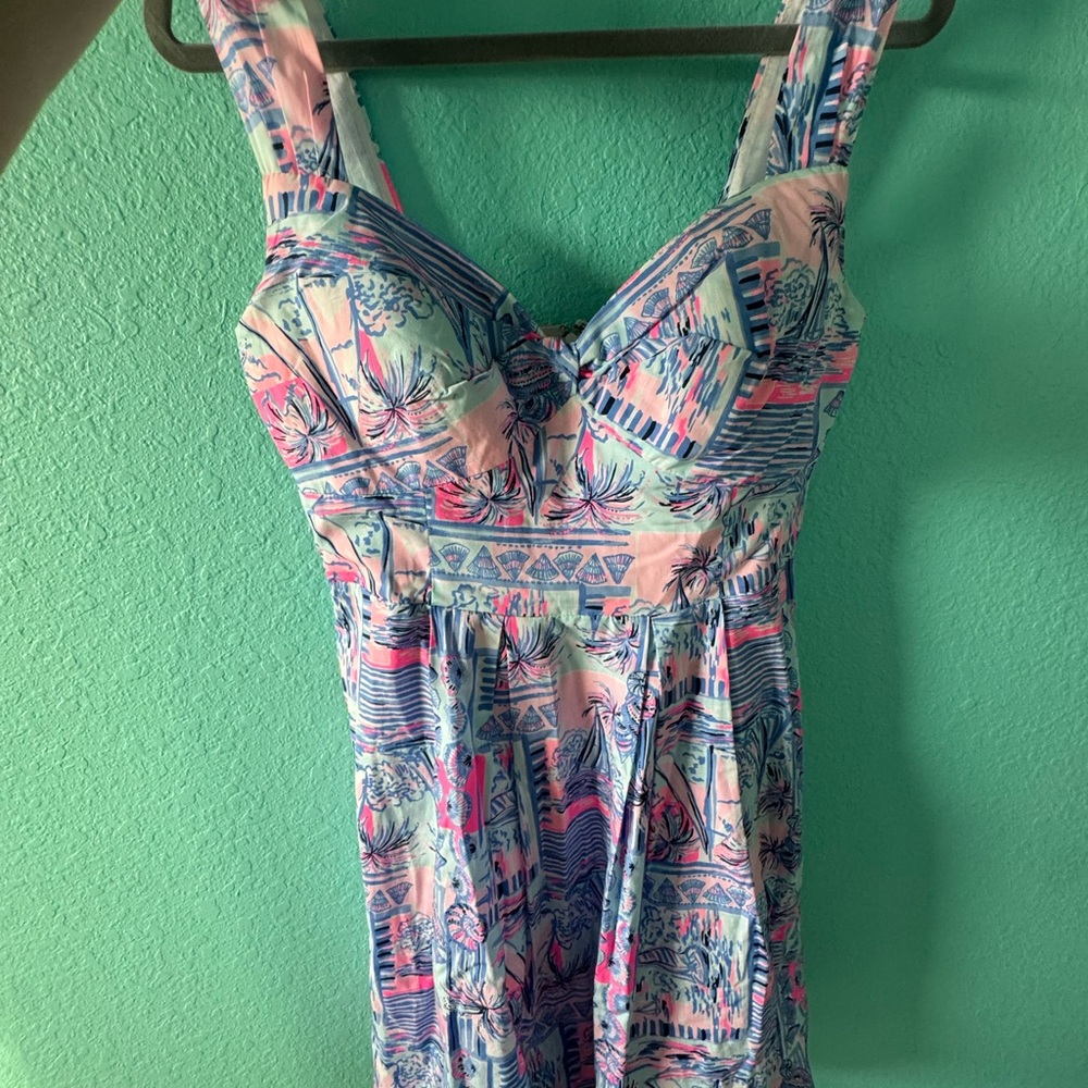 Lilly Pulitzer Pastel Blue and Pink Dress